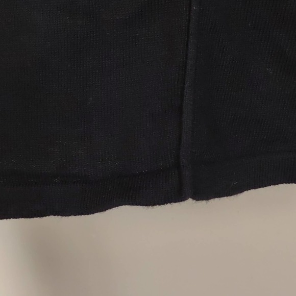 Style & Co Petite Seam Front Sweater Deep Black Petite Small - Picture 9 of 9